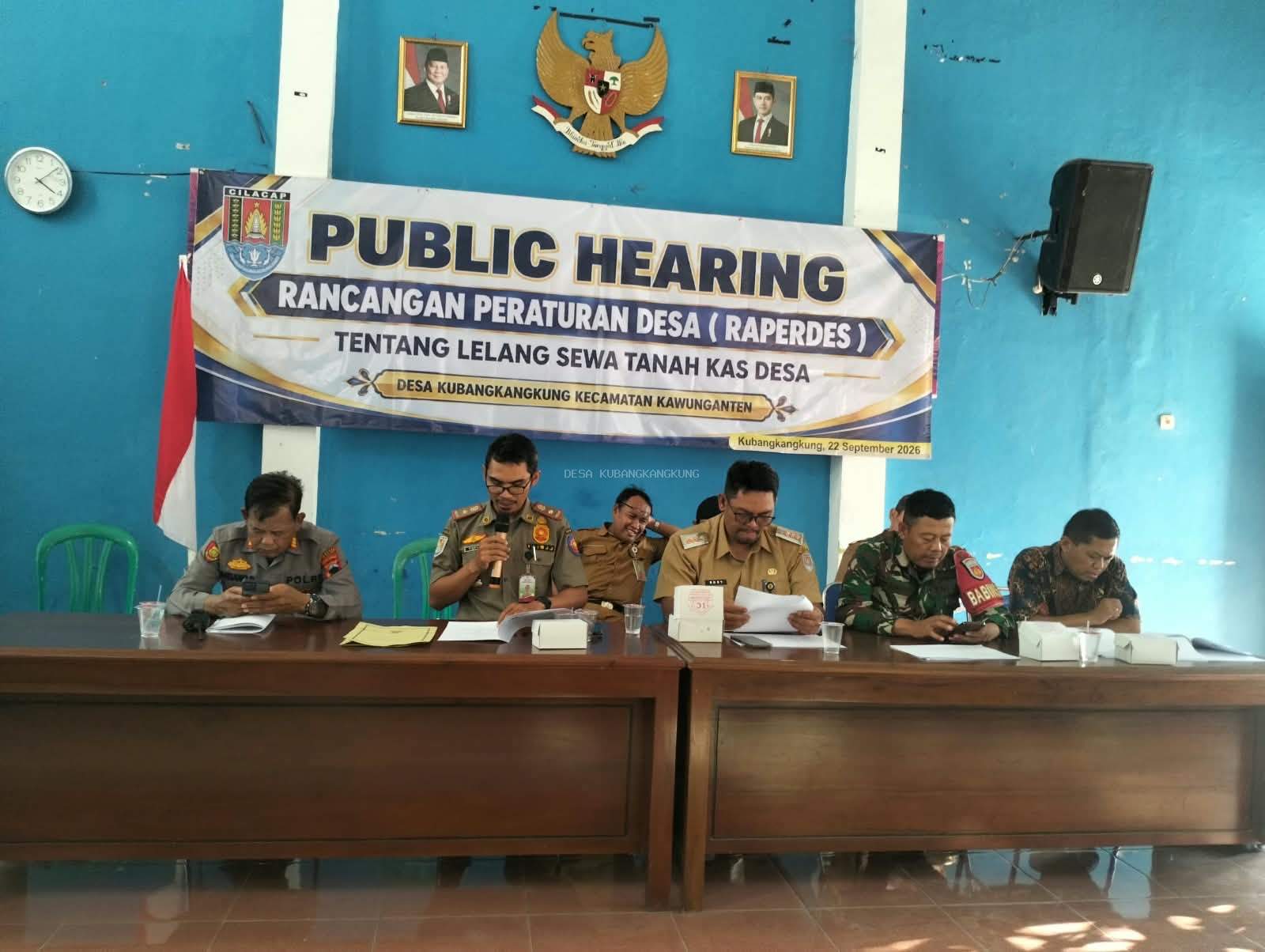 Rancangan Peraturan Desa (RAPERDES) tentang Lelang Sewa Tanah Kas Desa 2027